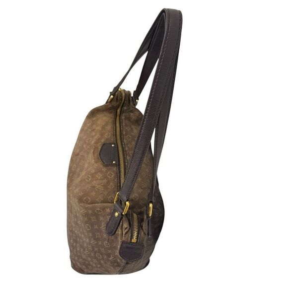 Louis Vuitton Authentic Dark Brown Monogram Idylle Ballade MM Canvas Shoulder To - Picture 8 of 15